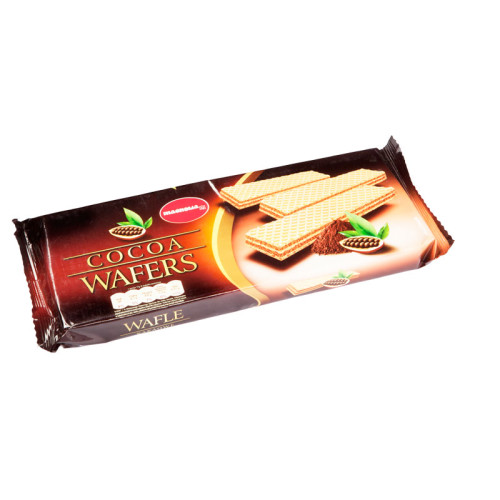 Wafers with cocoa filling