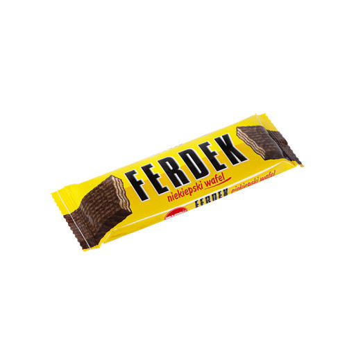 Ferdek - wafer with cocoa filling covered with chocolate