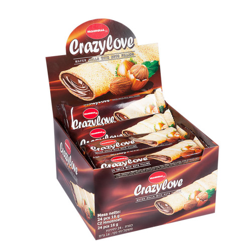 Crazy Love - roll with hazelnut filling