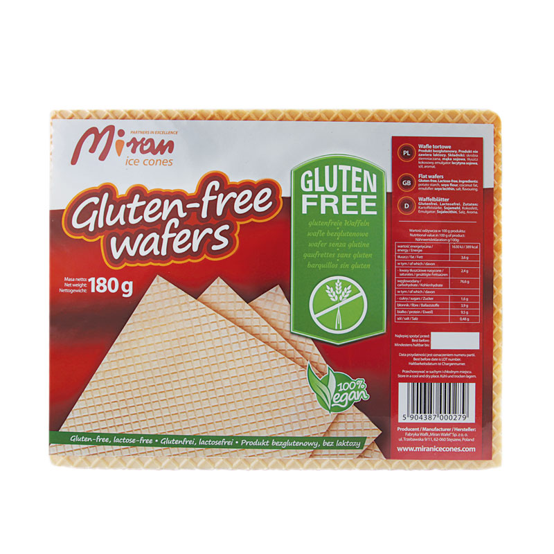 Dry cut wafers gluten free - 180 g
