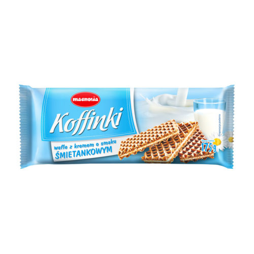 Koffinki - wafers with cream flavoured filling