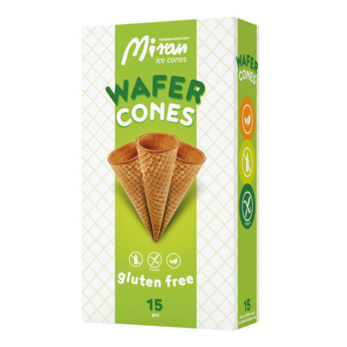 Wafer cones gluten free 15 pcs.